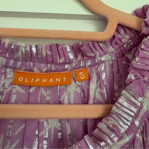 Tuckernuck Oliphant Virgo Lilac Tiered Mini Dress - Picture 6 of 11